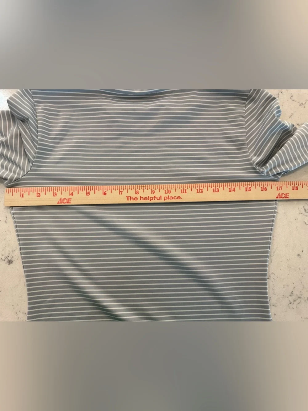 Nike Golf Women’s long sleeve Dri-fit crewneck shirt size s grey white stripes